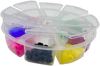 160PCS Dental Code Rings Silicone Instrument Code Circle Autoclavable Orthodontic Color Code Rings (Multicolor)