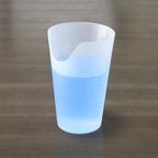 HealthSmart 12 oz. Nosey Cups for Adults - 3 Pack, Adult Sippy Cup, Autism Friendly, Dysphagia, Special Needs, Parkinsons and Occupational Therapy Tools, Elderly Assistance Products