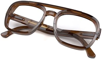 LONDON MOLE® Kennedy reading glasses | Square pilot style | Unisex | Spring hinges