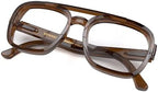 LONDON MOLE® Kennedy reading glasses | Square pilot style | Unisex | Spring hinges