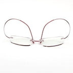 Memory Titanium Stainless Steel Rimless Flexible Reading Glasses