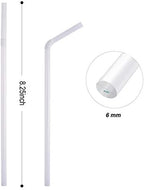 100 Count 100% Plant-Based Compostable PLA Straws - Plasticless Biodegradable Flexible Drinking Straws- A Fantastic Eco Friendly Alternative to Plastic Straw