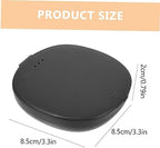 2Pcs Storage Organizer Practical Plastic Box for Menstrual Care Supplies Breathable Carrying Case for Period Cups Travel-Friendly Holder