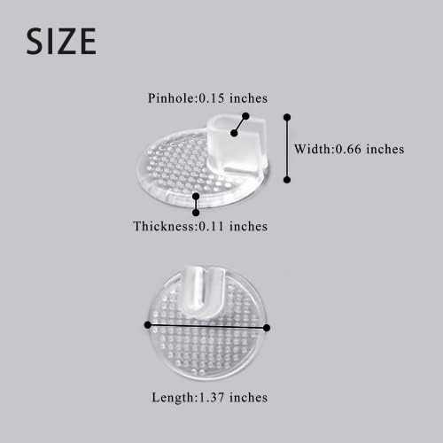 Gel Metatarsal Pads for Thong Sandals Flip Flop,No Slip Silicone Flip Flop Sandals Inserts Pad,Self Adhesive Toe Protector for Relief Pain & Rub (4 Pairs Clip)