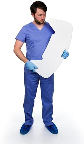 Curved Transfer Board for Wheelchair Users, 12" x 28" Long and Strong Slider Board with 250 Lbs Weight Capacity