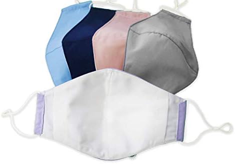 HOPE LOVE SHINE Cotton Reusable Face Masks w/Adjustable Ear Loops & Filter Pocket