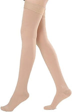 Thigh High Compression Socks, Firm Support 20-30 mmHg Gradient Compression Stockings with Silicone Band. Treatment for Runnin