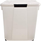 Advantus 34009 Rolling Storage Box, Letter/Legal, 15-Gallon Size, Clear