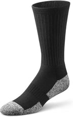 Dr. Comfort Crew Diabetic Socks, Black, Large