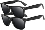kkhouse 2 Pack Unisex Anti-Myopia Astigmatism Glasses Men's Women's Vision Improvement Strabismus Correction Fatigue Glasses(Black-Y1-C2)