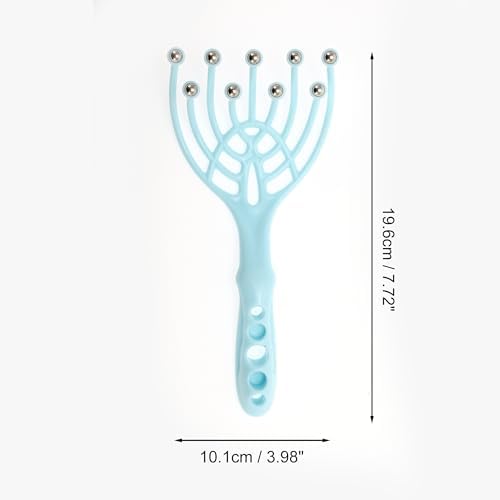 Nine Claws Style Head Massager Blue 1 Pc