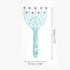 Nine Claws Style Head Massager Blue 1 Pc
