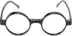 The Wizard, Nerd Style Round Reading Glasses, Totally Round Readers, Black and Brown Tortoise