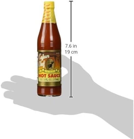 Cajun Chef Louisiana Hot Sauce 2 pack - 6 Ounce (Pack of 2)
