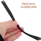 1 Pair Universal Tr90 Eyeglass Replacement Arms - Anti-Skid Temples for Secure Fit Easy Installation & Compatibility with Most Frames