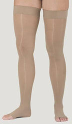 medi Assure, 30-40 mmHg, Thigh High Compression w/Silicone Top-Band, Open Toe