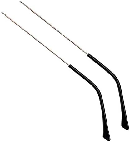 Glasses arm Covers,Spectacle Legs, 1 Pair Vintage Eyeglasses Replacement Temple Eyewear Metal Frame Arms, Silver