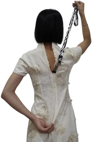 Dress Zipper Pull Helper with Hooks and Clip - Easy Zipper Pulls for Dresses(2 types) (Black and white)