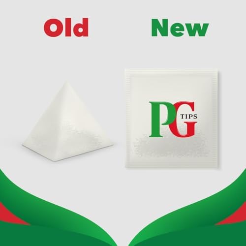 PG Tips Premium Black Tea Bags Non-Pyramid, 40 Count (Pack of 1)