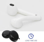 2 Pcs Black Eva Earphone Storage Bags with Cable Organizer, Compact Earbud Carrying Cases for Travel and Daily Use