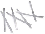 Pure Nickel Strips for Batteries- 99.6% Purity 100pcs 0.15x5x100mm Nickle Tabs for 18650 High Drain Battery Packs, Lipo, Nimh, Nicad, Nicd Battery Spot Welding and Soldering