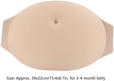 ZJchao Breathable Lightweight Belly Bump Role Play Sponge Material (S)
