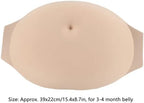 ZJchao Breathable Lightweight Belly Bump Role Play Sponge Material (S)