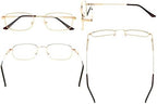 Eyekepper Mens Womens Reading Glasses Bendable Titanium Memory Readers