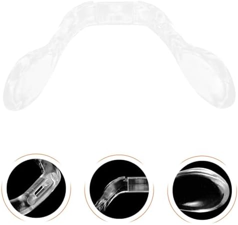 Replacement Nose Pads for Glasses Soft Silicone Nose Cushion Eyeglass Parts Flexible One-Piece Pad for Plastic Frame Repair
