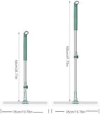 Silicone Broom Sweepers, 35cm ABS Hair Cleaning Tool Retractable Handle Multifunctional Floor Squeegee Scrubber, for Kitchen, Bathroom, Bedroom, Office, Apartment, Home