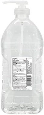 Amazon Basics Hand Sanitizer, Original Scent, Contains 62% Ethyl Alcohol, Moisturizing Formula, 67.60 fl oz, Pack of 1 (Previously Solimo)
