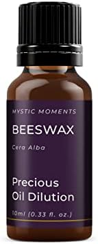 Mystic Moments | Beeswax Absolute Precious Oil Dilution 10ml 3% Jojoba Blend Perfect for Massage, Skincare, Beauty and Aromatherapy