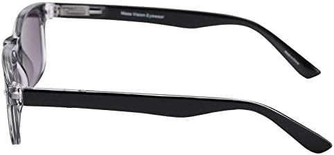 Mass Vision Reader Sunglasses 'The Summerville' Full Reading Lens Sunglasses with Spring Hinges & UV400 Protection (3 Pack)