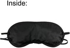 Eye Mask Sleep Masks Sleeping Mask Blindfold Eye Cover Team Building Games Party with Nose Pad and Adjustable Strap for Women Men Kids 4 Layers Black (30 Pack)