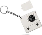 Talking Clock Keychain for Blind - Clear North American English Voice, time and Day of the Week, Alarm, for Visually Impaired, Elderly or Blind