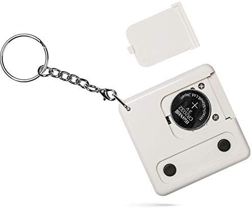 Talking Clock Keychain for Blind - Clear North American English Voice, time and Day of the Week, Alarm, for Visually Impaired, Elderly or Blind