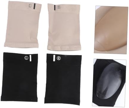 2pairs Silicone Sock Arch Pads Arch Support Socks for Women Breathable Insoles for Flat