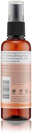 Tisserand Aromatherapy,Energy Boost Moodfix Mist,Essential Oil Spray with Orange Lime and Grapefruit,100% Natural Pure Essential Oils,100ml