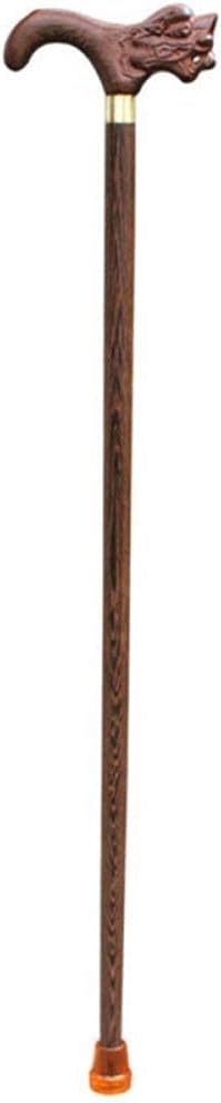 Walking Stick, Wooden Cane Wenge Faucet Crutches Seniors Non Slip Cane Walking Stick for The Elderly powerfully