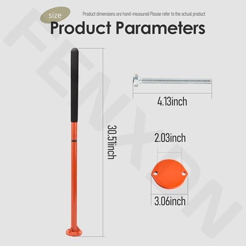 088-3502-98 088-3500-00 Mowers Mount Assist Handle Kit, Compatible with Bad Boy Mowers, (Except R Series) Grab Mount Assistant Handle, Easy to Get On and Off The Zero Turn Mower - Orange