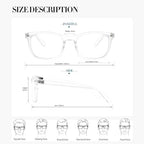 NZKNP Blue Light Glasses for Woman Men,Blue Light Blocking Glasses,Clear Glasses