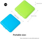 Interdental Brush Travel Case/Storage Case Compatible with TePe Interdental Brush, 2packs(Blue and Green)
