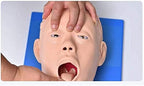 CHROX PVC Human Tracheal Intubation Training Model, Adult Tracheal Intubation Operation Simulator,Material, Used for Science Lab Education (with Alarm)