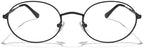 Oval Reading Glasses for Women Men Blue Light Blocking Computer Thin Metal Full Rim Frame Readers