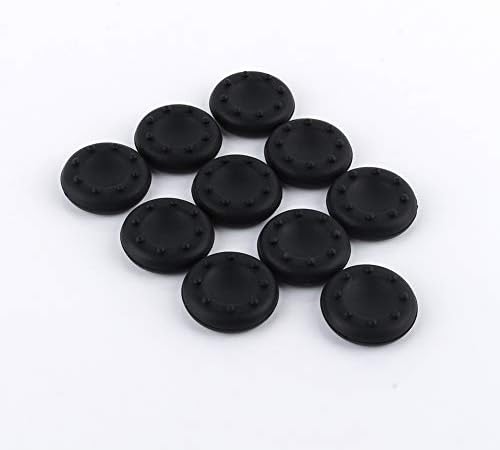 SYH&AQYE 10 Pieces Silicone Noctilucent Thumb Grip Controller Joystick Covers for PS3, for PS4, for 360 Analog Stick Hats Replacement