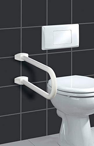 Wenko 17964100 Secura Aluminium Bath Support Bar 10 x 21 x 53 cm, White