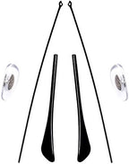 Compatible/Replacement for Ray Ban Aviator RB3025 Sunglasse Temple Arms Nose Pads Temple Tips if Applicable (Black)