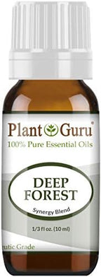 Deep Forest Essential Oil Blend 10 ml 100% Pure, Undiluted, Therapeutic Grade. Aromatherapy, Respiratory System Support, Air Purifier, Natural Christmas Tree Scent
