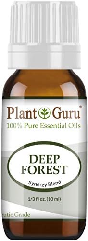 Deep Forest Essential Oil Blend 10 ml 100% Pure, Undiluted, Therapeutic Grade. Aromatherapy, Respiratory System Support, Air Purifier, Natural Christmas Tree Scent