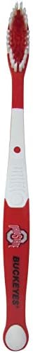 Siskiyou Sports NCAA Ohio State Buckeyes Unisex Travel Set Toothbrush and Travel Case, White, One Size